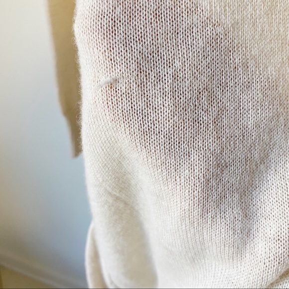 Society for Rational Dress Beige Alpaca Cardigan M - Picture 7 of 8